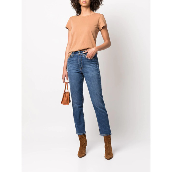 NWT Rag & Bone High Rise Blue Denim Ankle Jeans Size 27 MSRP 135 - Picture 1 of 1